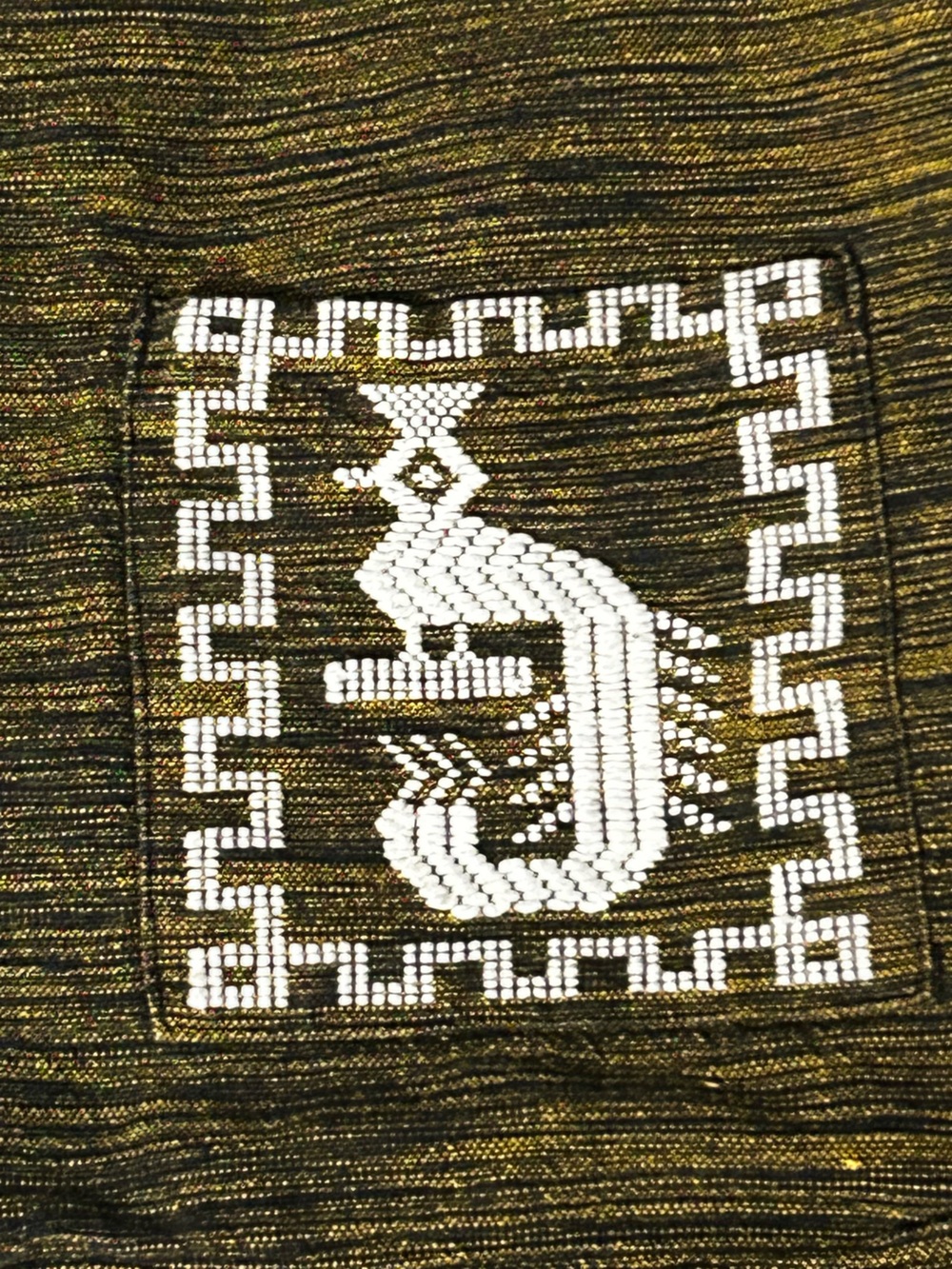 Artisan Made Guatemalan Boho Jacket Totonicapán Mayan Textile Artisan Shacket - Picture 3 of 9